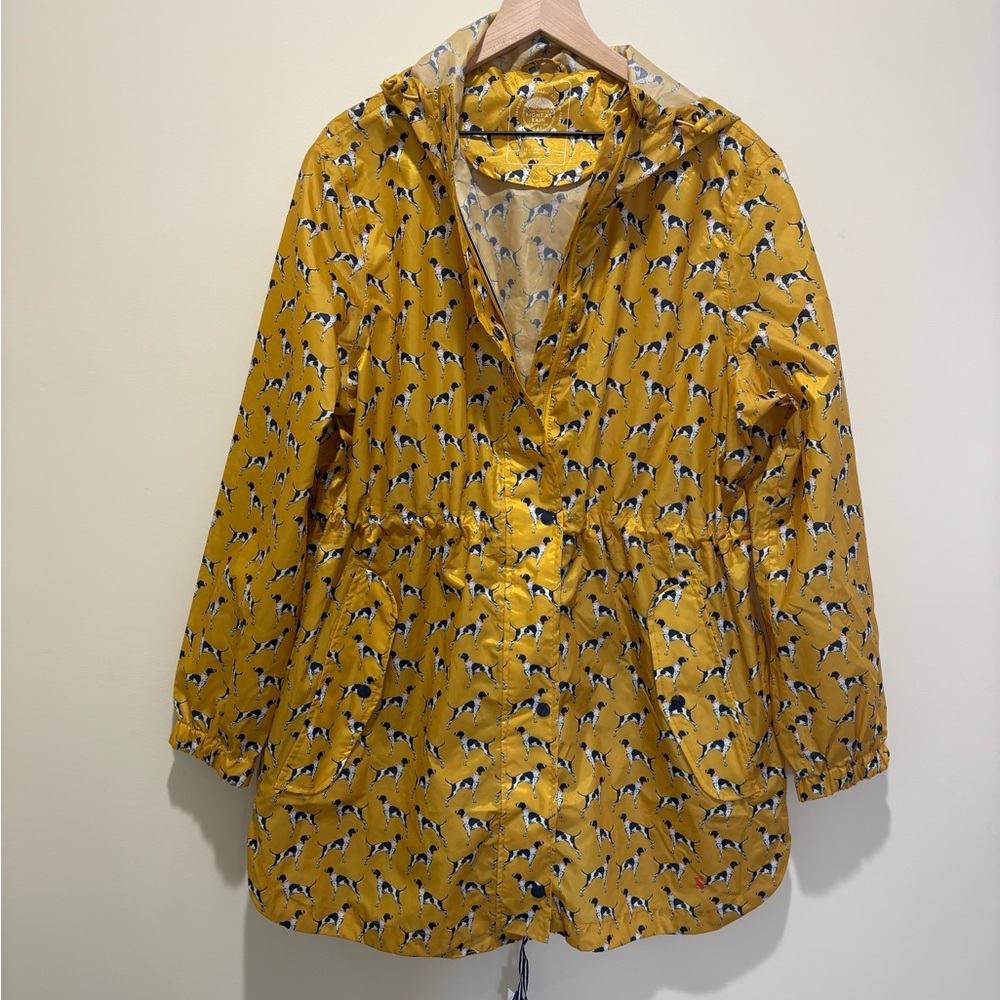 NWT Joules Golightly Hooded Packaway Rain Jacket - Picture 3 of 7